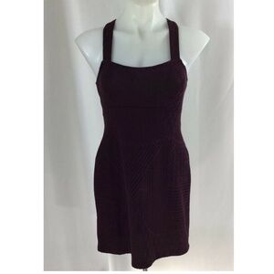 Free People Dress Burgundy Crochet